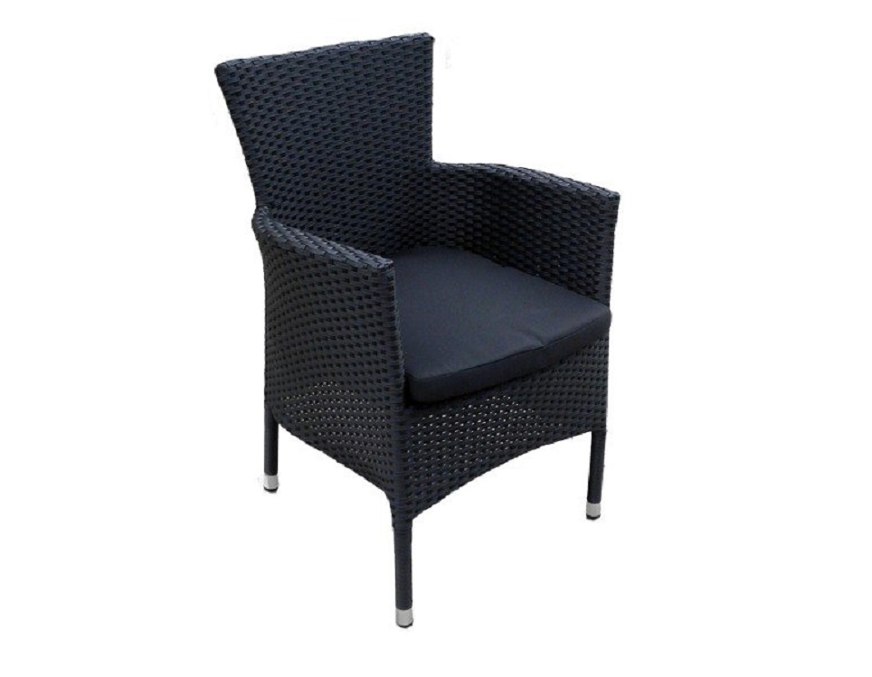 Плетеное кресло "Aroma black" в магазине "Дом Ротанга"