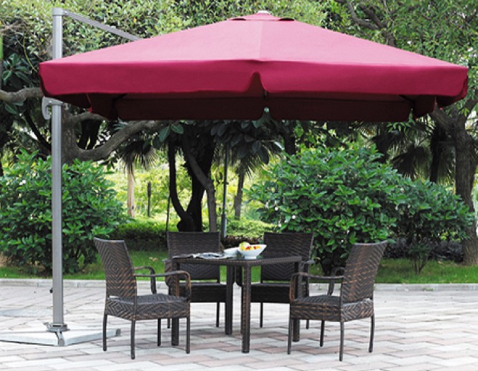 Садовый зонт "GardenWay А002-3030", цвет бордовый