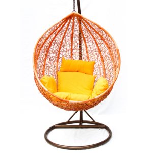 Фото-Подвесное плетеное кресло "ORANGE" KM-0001 medium