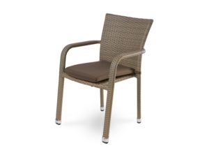 Плетеный стул из искусственного ротанга "Rome"