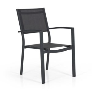 Фото-Кресло из текстилена "Leone", цвет черный Brafab