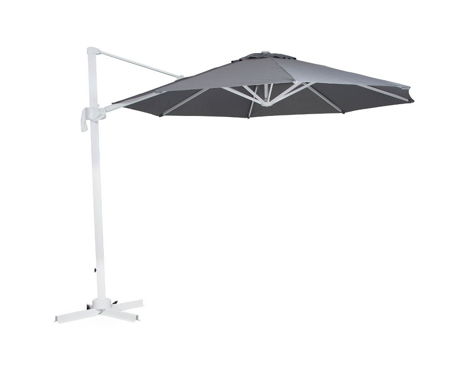Садовый зонт "Linz", цвет белый/серый