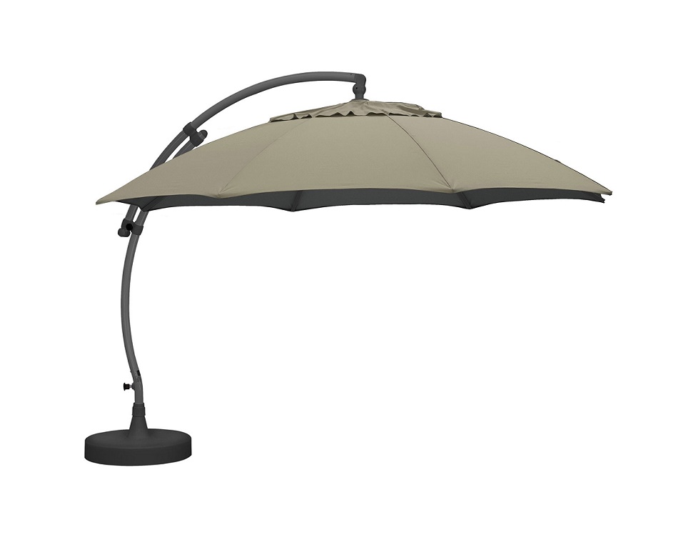 Садовый зонт "Easy Sun", цвет антрацит/песочный