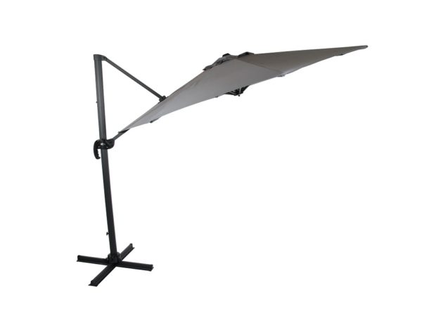 Садовый зонт "Linz", цвет черный/серый