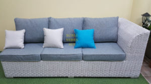 Фото-Atlantic плетеный диван модуль правый