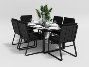 Садовая мебель Voglie model 2 carbon black фото 1