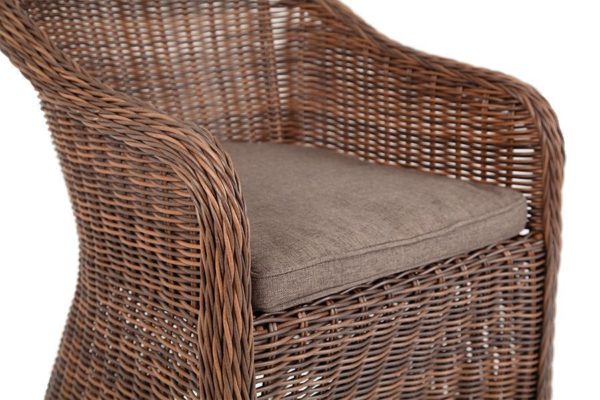 Ravenna плетеное кресло цвет коричневый