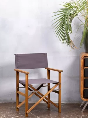 Стул из акации 'Director' темно-серый